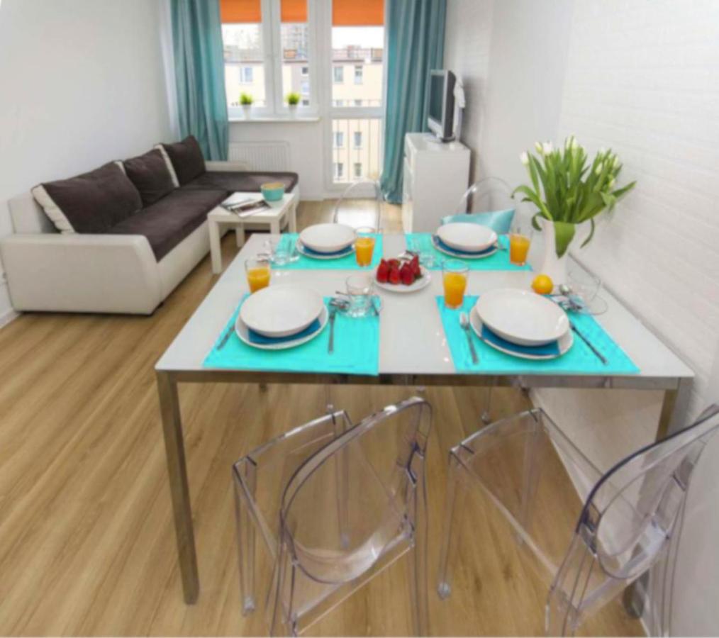グダニスクApartament Akwamarynaアパートメント エクステリア 写真